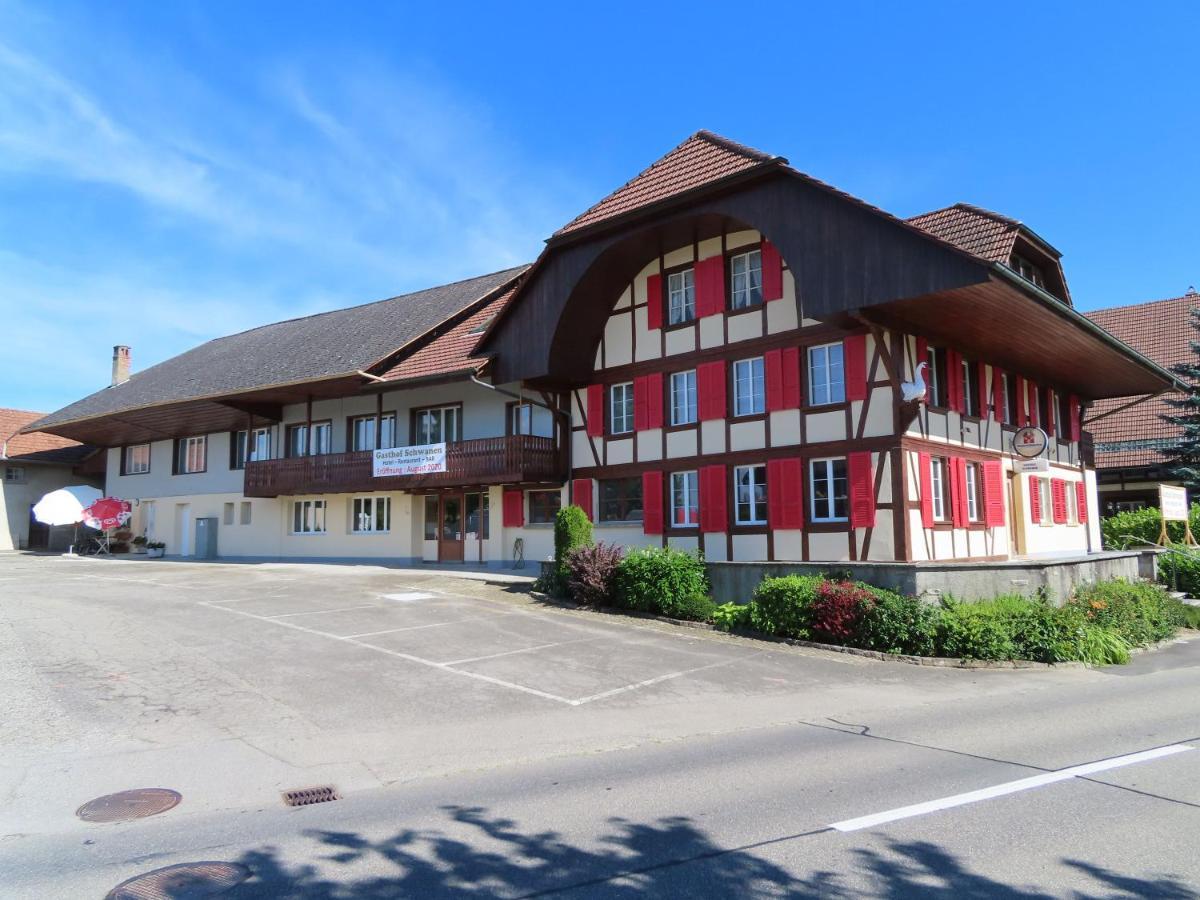 Gasthof Schwanen Radelfingen Exterior foto